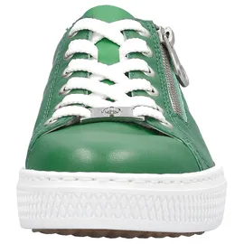 Rieker L59L1 Damen Plateau-Sneaker Grün 39
