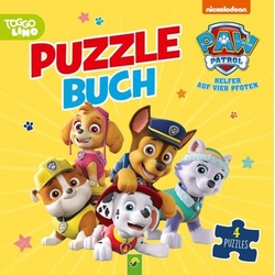 PAW Patrol Puzzlebuch | Mit 4 Puzzles à 12 Teilen