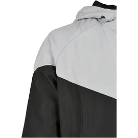 URBAN CLASSICS Boys 2-Tone Tech Windrunner Asphalt/Black 134-140