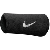 Nike Swoosh Doublewide Wristbands black/white