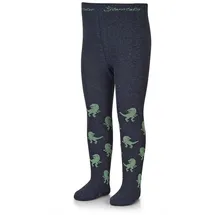 Sterntaler Strumpfhose T-Rex in blau melange | Gr.: 128