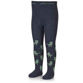 Sterntaler Strumpfhose T-Rex in blau melange | Gr.: 128