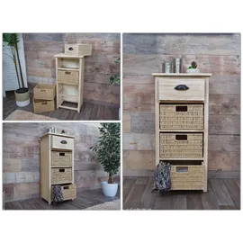 Mendler HWC-K84 Kommode 83x40x29cm braun