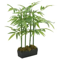 VidaXL Bambusbaum Künstlich 240 Blätter 80 cm Grün