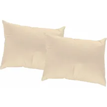 Wirth Dekokissen SUNBONE, Kissenhülle ohne Füllung, 2 Stück beige 40 cm x 40 cm