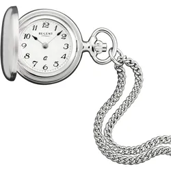 Kettenuhr REGENT "P764-32787749", silber (edelstahlfarben), Taschenuhren, Damen, Quarzuhr, Damenuhr, Acrylglas