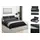 vidaXL Bettwäsche Set Schwarz/Weiß 200 x 220 cm