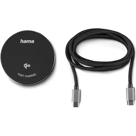Hama Kabelloses Qi2-Ladegerät, 15W, schwarz