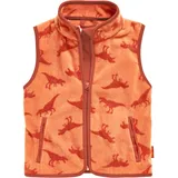 Playshoes Fleece Weste Unisex Kinder Outdoor-Oberteil, Dinos, 104