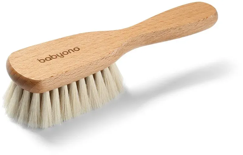 BabyOno Take Care Brush with Natural Bristles Haarbürste für Kinder ab der Geburt 1 St.