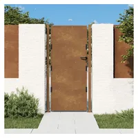 VidaXL Gartentor 105x180 cm Cortenstahl
