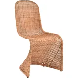 Rattan-Schwingstuhl Esszimmer-Stuhl Esszimmer Korb Schwinger (Natur)