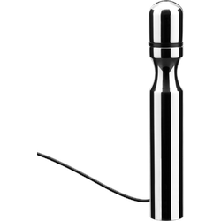 Analdildo für Elektrostimulation, 16 cm, silber