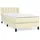 vidaXL Boxspringbett 100 x 200 cm Creme