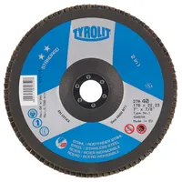 TYROLIT Fächerscheibe Standard ZA60-B Stahl/Inox 455303