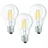 Trango 3er Pack E27001-3 LED Filament Birne 8 Watt 850 Lumen I 3000K Warmweiß I Ersatz für 60W Glühlampe I Glühbirne I Lampe I LED Birne in Tropfen Form mit E27 Fassung I Abstrahlwinkel 360°