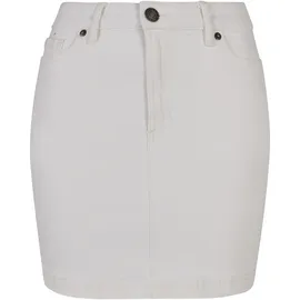 URBAN CLASSICS Organic Stretch Kurzer Rock Mit Hoher Taille Off White Raw 33