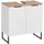 BASIC by Balculina Waschbeckenunterschrank Denver Waschbeckenunterschrank, Badezimmerschrank 60x60x35 (1-St) Breite 60 cm, Tür L/R montierbar, Softclose weiß