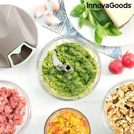 InnovaGoods Manueller Mini-Zerkleinerer mit Seilzug Spinop InnovaGoods