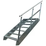 Kaminbau Mierzwa Premium Stahl Treppe Geländer 600 mm 133 cm Verzinkt