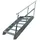 Kaminbau Mierzwa Premium Stahl Treppe Geländer 600 mm 133 cm Verzinkt