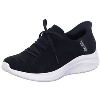 SKECHERS Ultra Flex 3.0 - Brilliant black knit white trim 38
