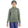 Odlo Grid Fleeceshirt Kinder shadow melange - grün