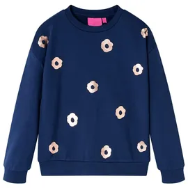 vidaXL Sweatshirt Marineblau 128