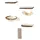 Silvio Design Katzen Kletterwand 6-teilig beige-braun