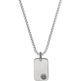 s.Oliver Kette mit Anhänger Kompass Edelstahl Silber 55+5 cm