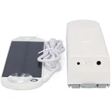 Nedis Vorhang Roboter Kabelanlage Flächenvorhänge Raffrollos Rollos Solar Powered 2000 mAh Bluetooth® Weiss