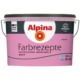 Alpina Farbrezepte Innenfarbe 2,5 l party pink