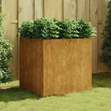 vidaXL Pflanzkübel 80 x 80 x 80 cm Cortenstahl