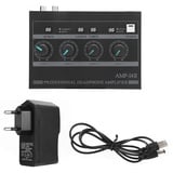 Kopfhörerverstärker Mono Stereo 4 Kanal Stereo Kopfhörerverstärker Mini Stereo Gaming Kopfhörerverstärker((EU-Stecker))