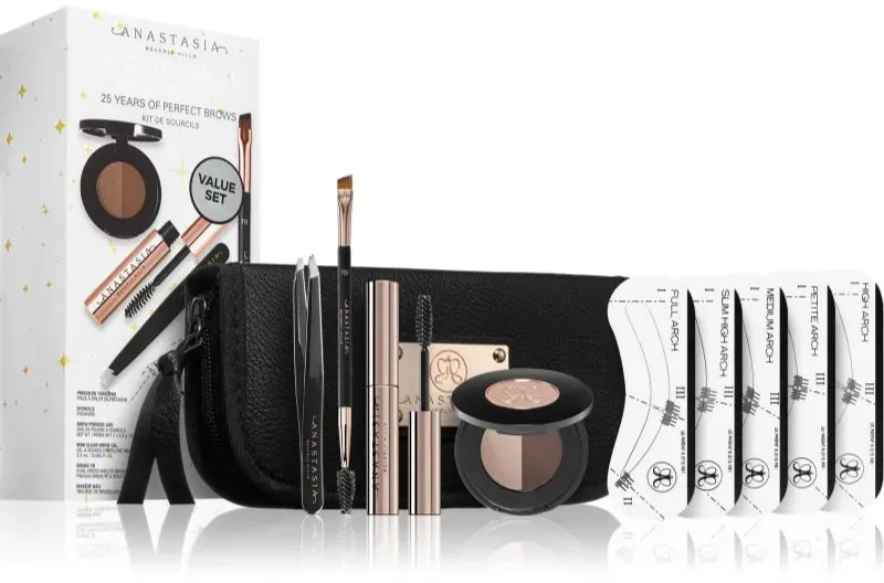Anastasia Beverly Hills OG Brow Kit Geschenkset Farbton Dark Brown