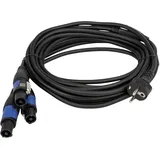 DAP AUDIO DAP Schuko to Neutrik powerCON splitter 3-way 5 m