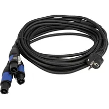 DAP AUDIO DAP Schuko to Neutrik powerCON splitter 3-way 5 m
