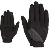 Ziener Damen CALYTA Touch Long Fahrrad, Mountainbike, Radsport-Handschuhe | Langfinger mit Touchfunktion - atmungsaktiv/dämpfend, Black, 8