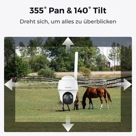 Reolink Go PT Plus 5MP Weiß