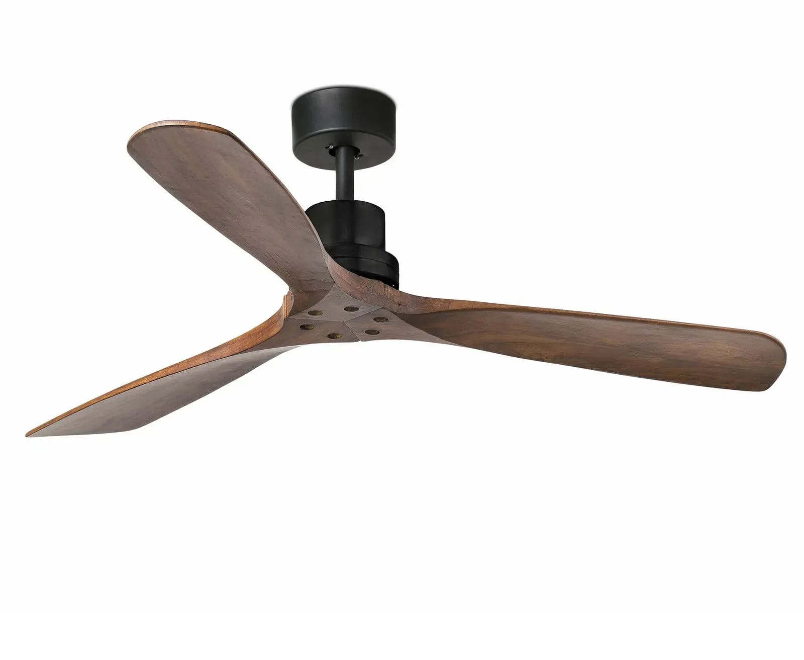 Lantau Deckenventilator, Ø 132 cm, Remote, walnuss/schwarz FARO BARCELONA, Lantau, Holz, für Wohnzimmer, Holz, Modern - 33