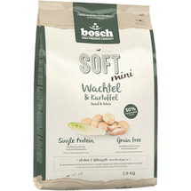 Bosch Tiernahrung Soft Mini Wachtel & Kartoffel 2 x 2,5 kg
