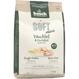 Bosch Tiernahrung Soft Mini Wachtel & Kartoffel 2 x 2,5 kg