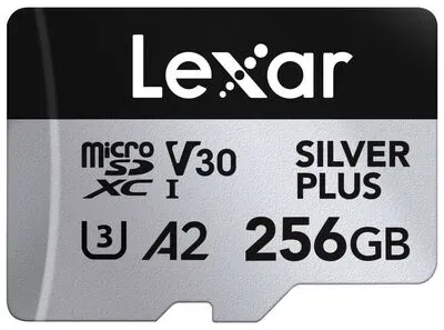 Lexar microSDXC Silver Plus UHS-1 V30 R205/W100MB/s 256GB