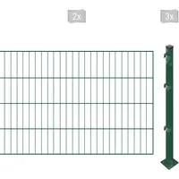 Arvotec Einstabmattenzaun »ESSENTIAL 80 zum Einbetonieren«, Zaunhöhe 80 cm, Zaunlänge 2 - 60 m 42295953-0 dunkelgrün H/L: 80 cm x 4 m