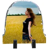 Schieferplatte mit Foto Personalisierte Schiefertafel DIY Steinfoto Familie Baby Haustier Schieferbild Home Dekoration zum Aufstellen Individuelles Fotogeschenke für Weihnachten Geburtstag Hochzeit