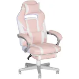Homcom Gamingstuhl Kunstleder Rosa