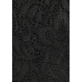 LASCANA Spitzenshirt Schwarz 40/42