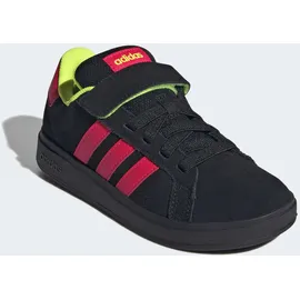 adidas Grand Court 00s Kinder Core Schwarz/Lucid Rot/Lucid Lemon 33