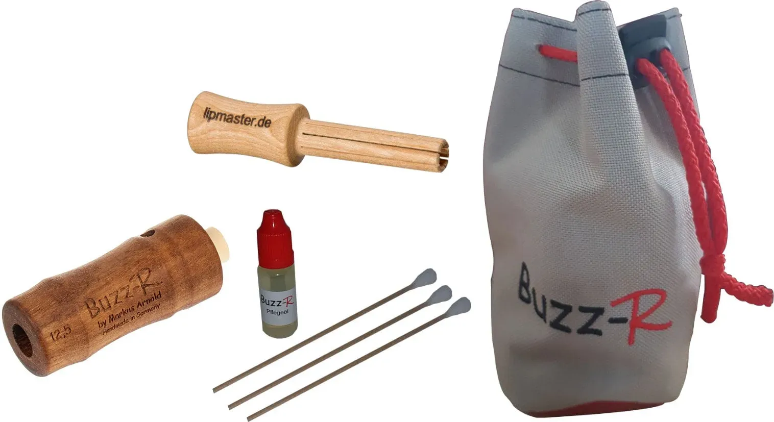 Markus Arnold Buzz-R Ansatztrainer für Tenorhorn, Bariton & Posaune Set