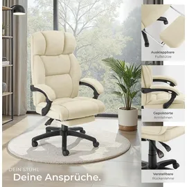 Tectake Jillien Velours Beige